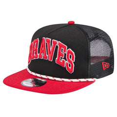 Atlanta Braves New Era Throwback Meshback Golfer Hat Sale