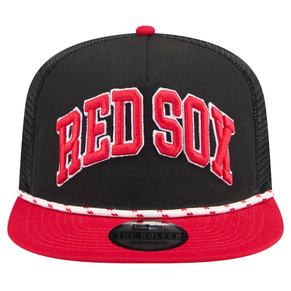 Boston Red Sox New Era Throwback Meshback Golfer Hat Outlet
