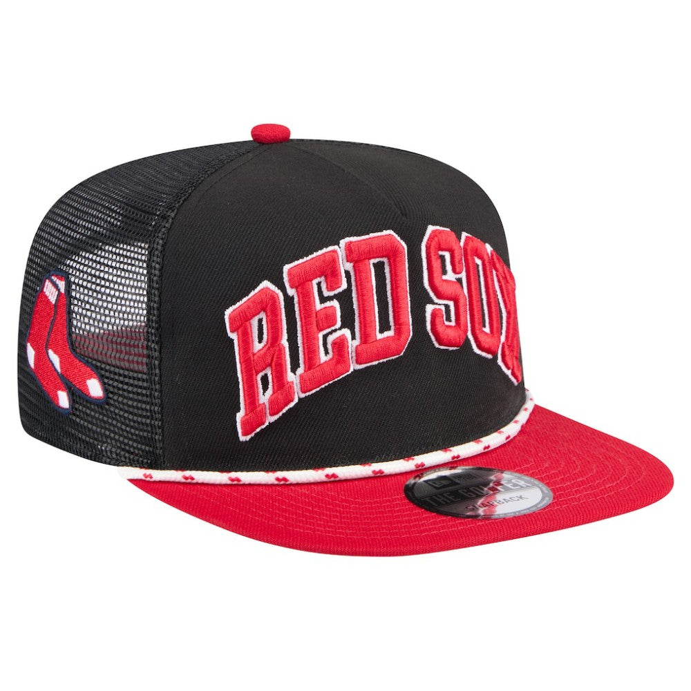 Boston Red Sox New Era Throwback Meshback Golfer Hat Outlet