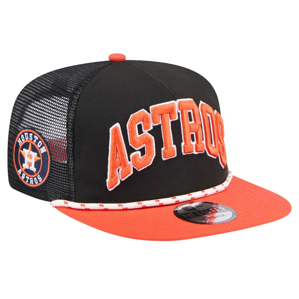 Houston Astros New Era Throwback Meshback Golfer Hat for sale