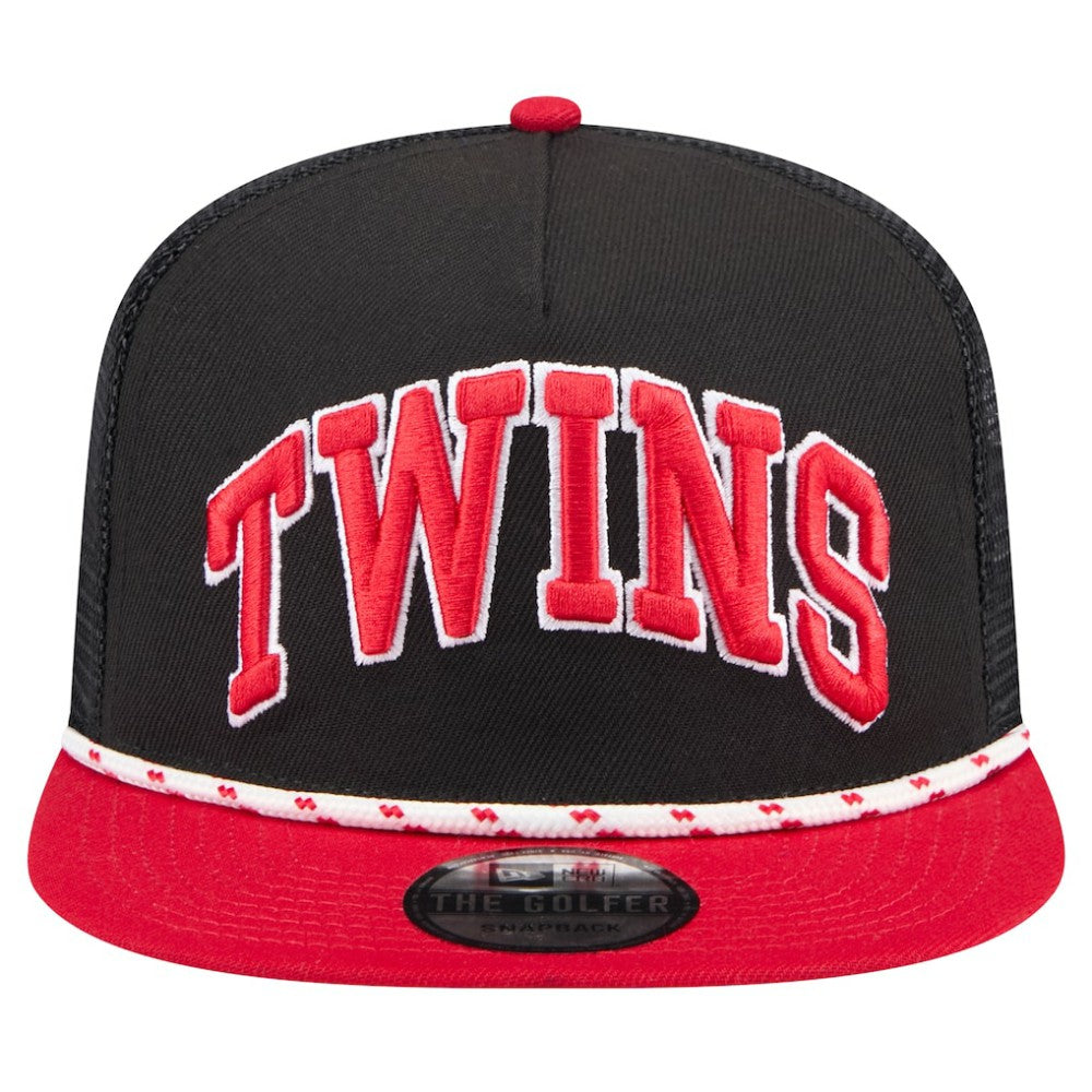 Minnesota Twins New Era Throwback Meshback Golfer Hat for sale