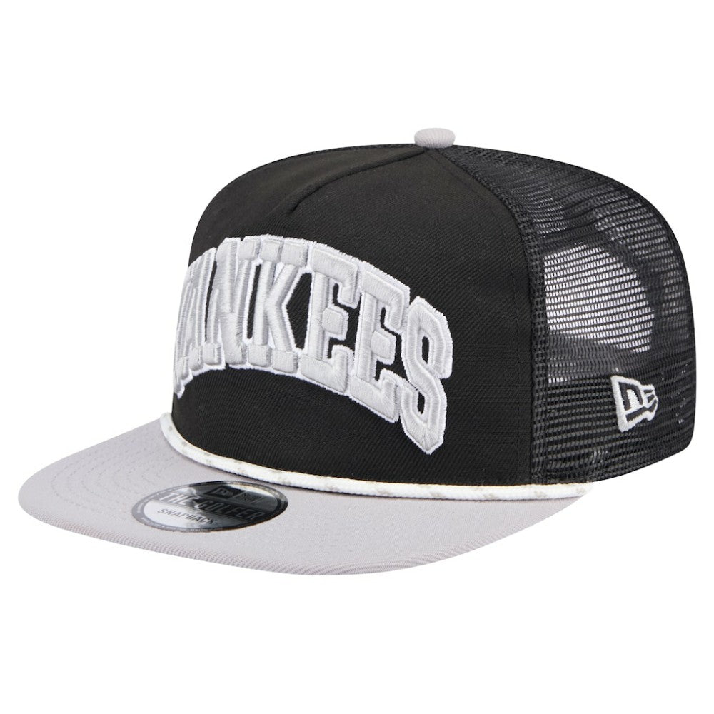 New York Yankees New Era Throwback Meshback Golfer Hat for sale