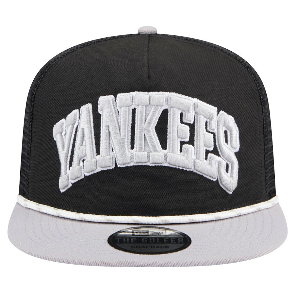 New York Yankees New Era Throwback Meshback Golfer Hat for sale