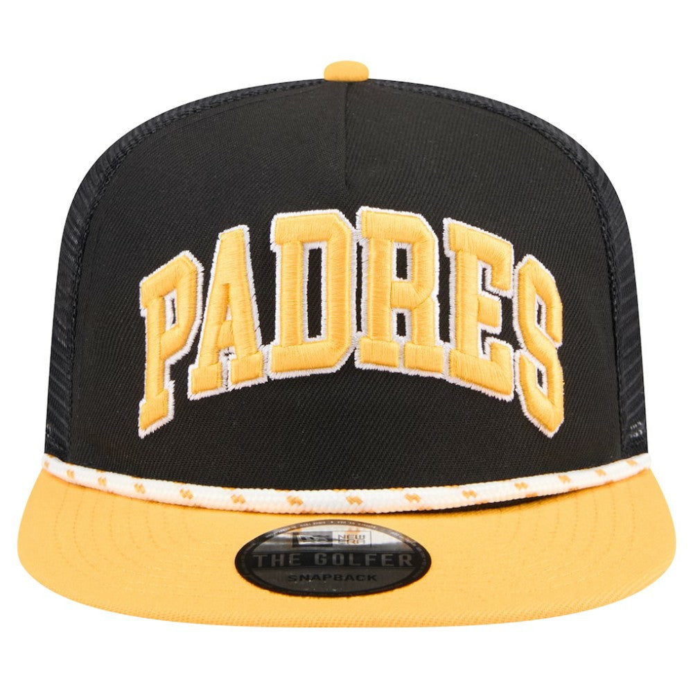 San Diego Padres New Era Throwback Meshback Golfer Hat Outlet