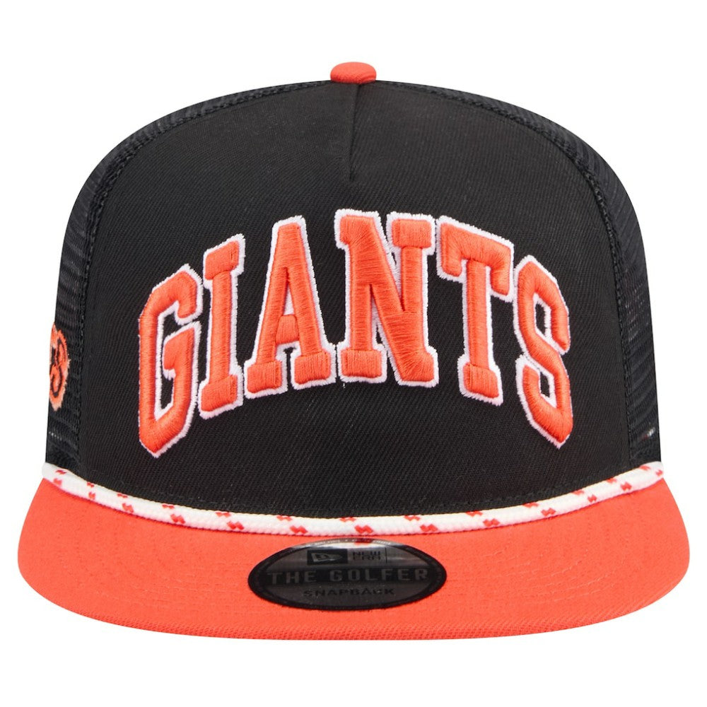 San Francisco Giants New Era Throwback Meshback Golfer Hat for sale