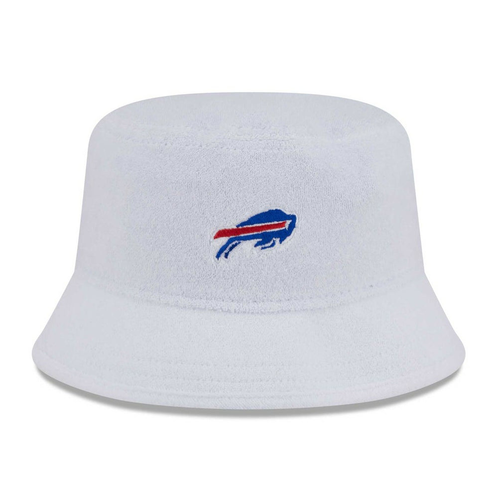 Buffalo Bills New Era Court Sport Terry Bucket Hat - White - NFL