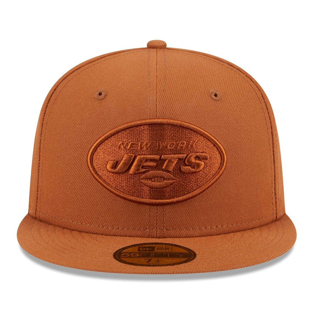 New York Jets New Era Color Pack 59FIFTY Fitted Hat - Brown - NFL