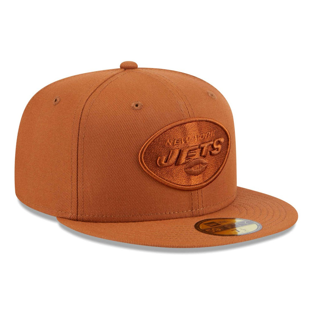 New York Jets New Era Color Pack 59FIFTY Fitted Hat - Brown - NFL
