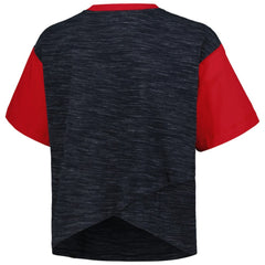 New Era - USWNT 5th & Ocean by New Era Women's Athletic Cross Back Cropped T-Shirt - Navy