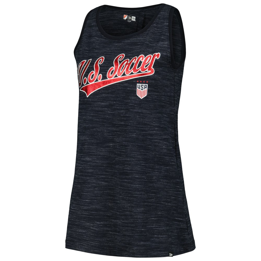 New Era - USWNT 5th & Ocean by New Era Women's Athletic Cross Back Tank Top - Navy