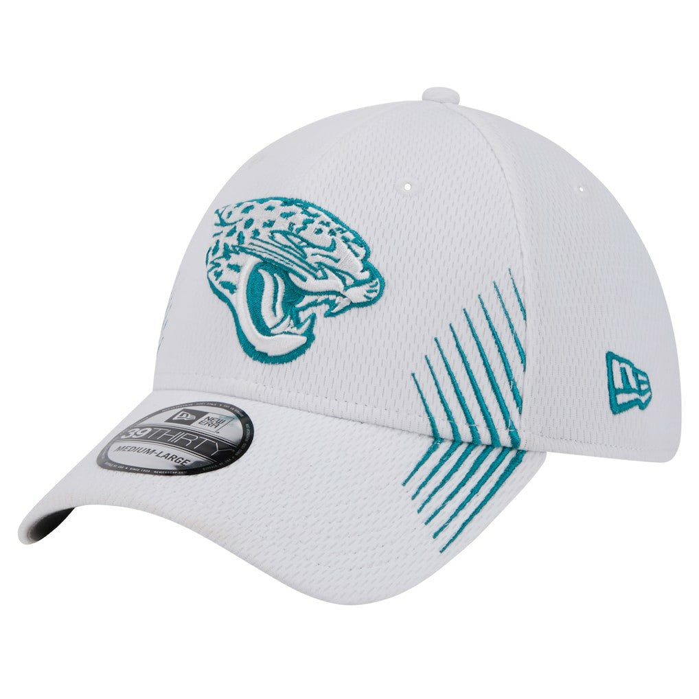 Jacksonville Jaguars New Era Active 39THIRTY Flex Hat - White - NFL