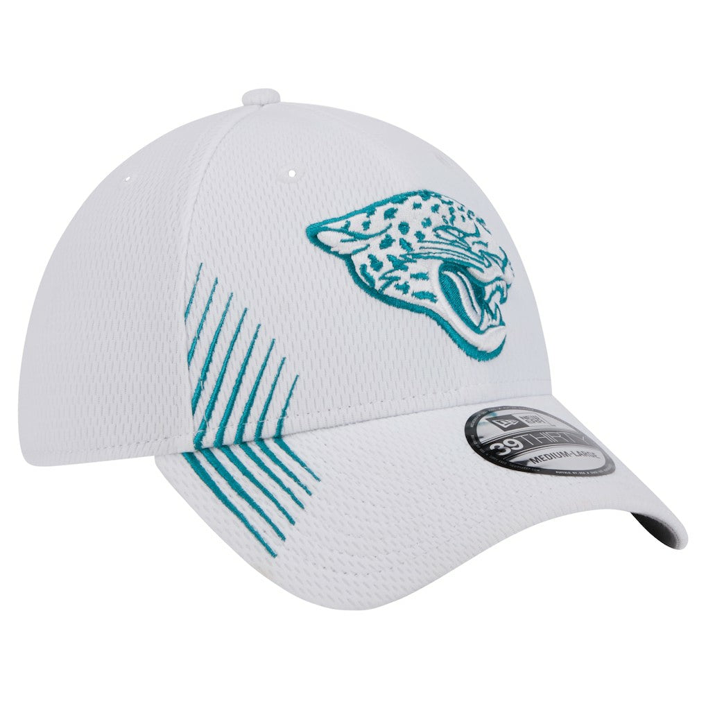 Jacksonville Jaguars New Era Active 39THIRTY Flex Hat - White - NFL