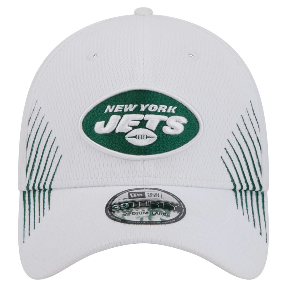 New York Jets New Era Active 39THIRTY Flex Hat - White - NFL