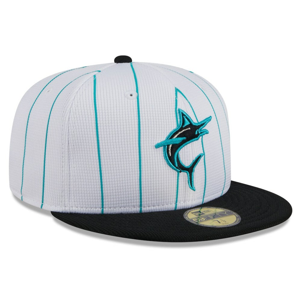 Miami Marlins New Era 2025 Batting Practice 59FIFTY Fitted Hat Discount