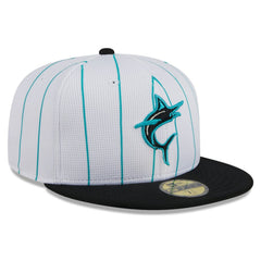 Miami Marlins New Era 2025 Batting Practice 59FIFTY Fitted Hat Discount