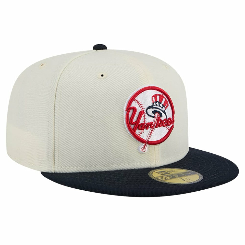 New York Yankees New Era Top Hat Chrome 59FIFTY Fitted Hat Discount