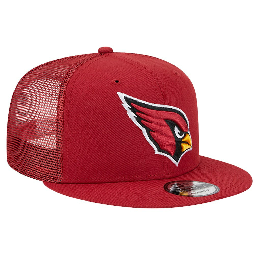 Arizona Cardinals New Era Main Trucker 9FIFTY Snapback Hat - Cardinal - NFL