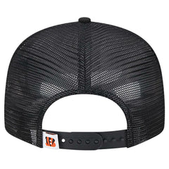 Cincinnati Bengals New Era Main Trucker 9FIFTY Snapback Hat - Black - NFL
