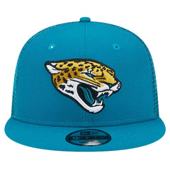 Jacksonville Jaguars New Era Main Trucker 9FIFTY Snapback Hat - Teal - NFL