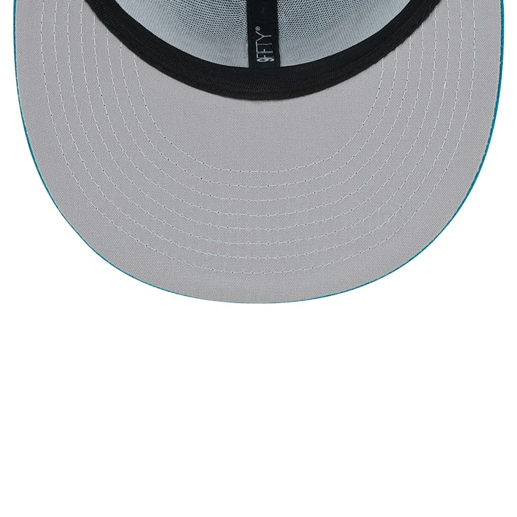 Jacksonville Jaguars New Era Main Trucker 9FIFTY Snapback Hat - Teal - NFL