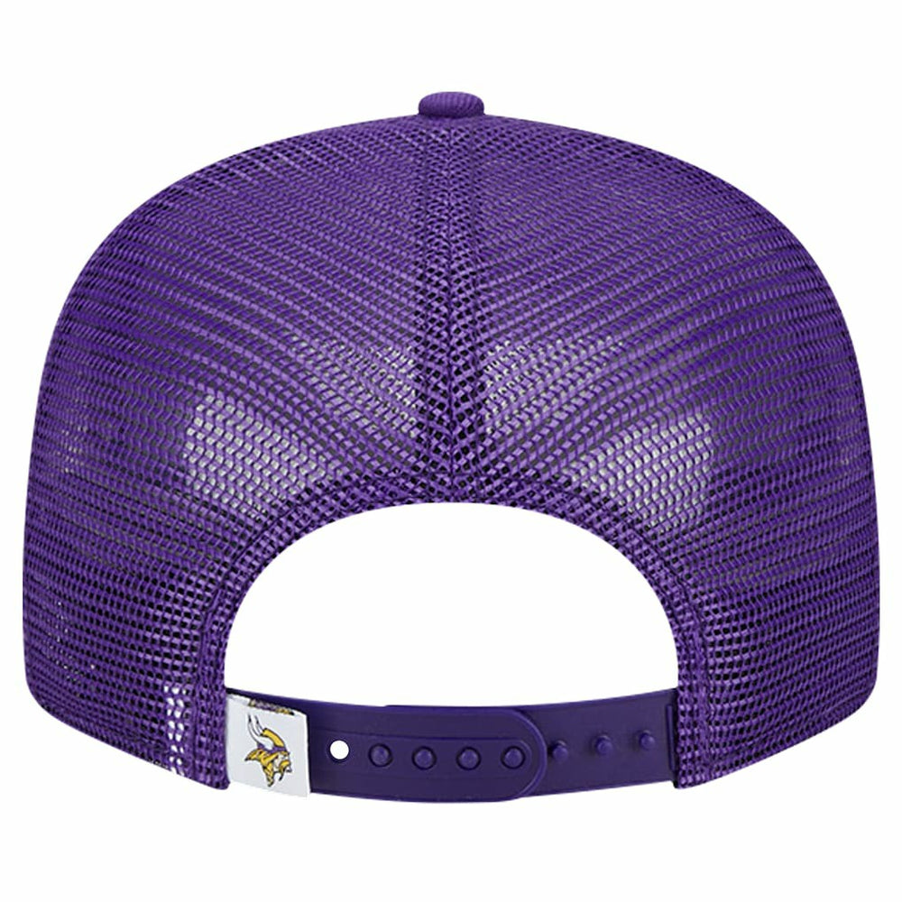 Minnesota Vikings New Era Main Trucker 9FIFTY Snapback Hat - Purple - NFL