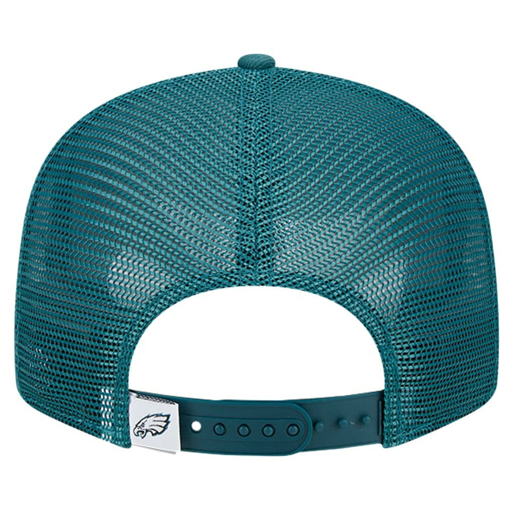 Philadelphia Eagles New Era Main Trucker 9FIFTY Snapback Hat - Midnight Green - NFL