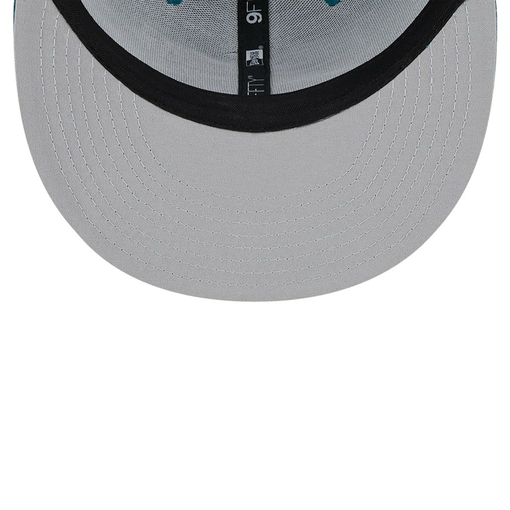 Philadelphia Eagles New Era Main Trucker 9FIFTY Snapback Hat - Midnight Green - NFL