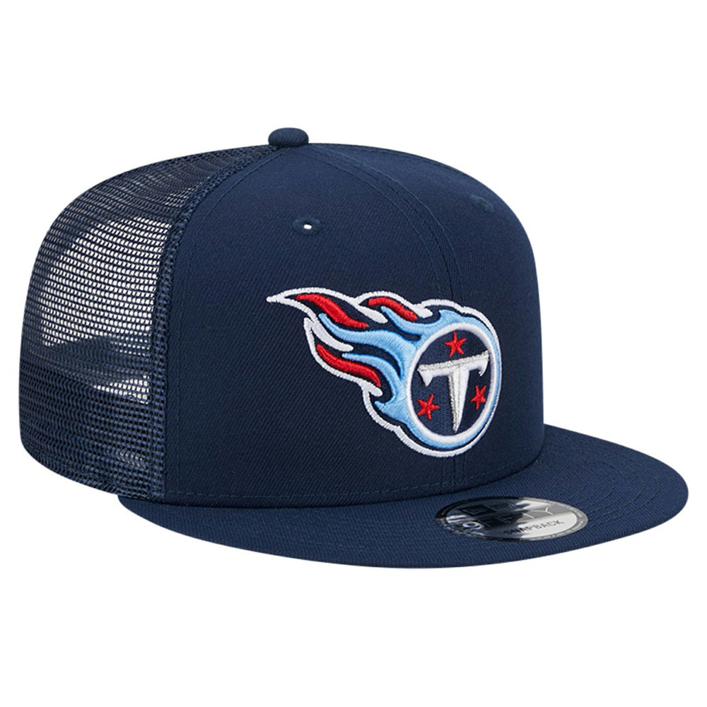 Tennessee Titans New Era Main Trucker 9FIFTY Snapback Hat - Navy - NFL