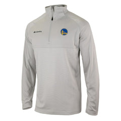 Columbia Golden State Warriors Omni-Wick Rockin' It Quarter-Zip Pullover Top Heather Gray