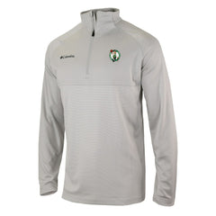 Columbia Boston Celtics Omni-Wick Rockin' It Quarter-Zip Pullover Top Heather Gray