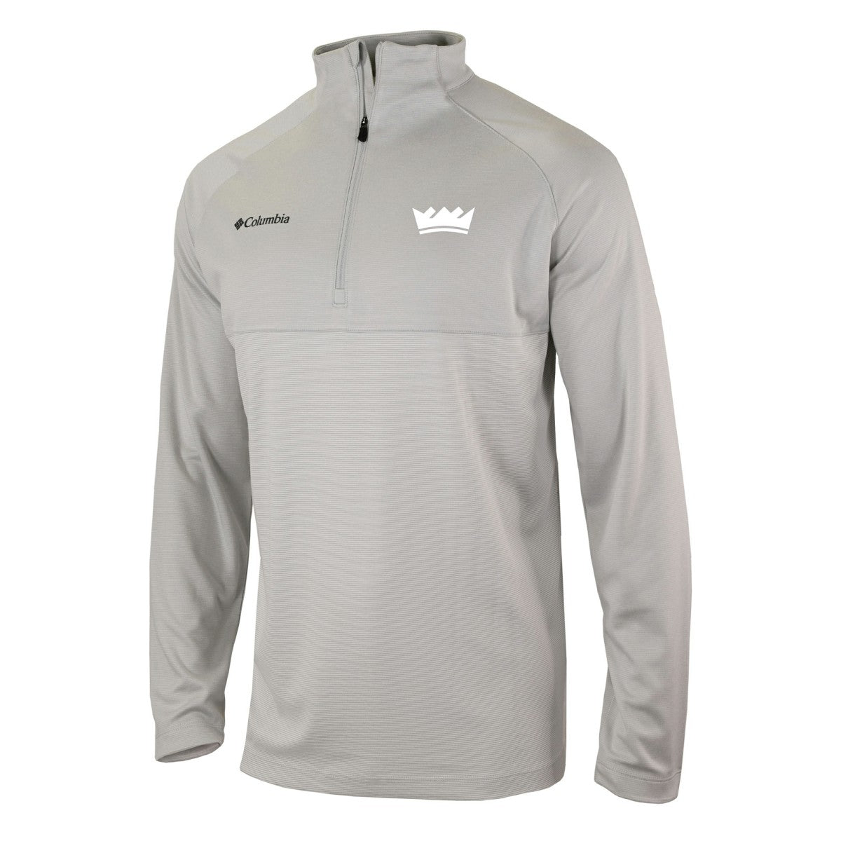 Columbia Sacramento Kings Omni-Wick Rockin' It Quarter-Zip Pullover Top Heather Gray