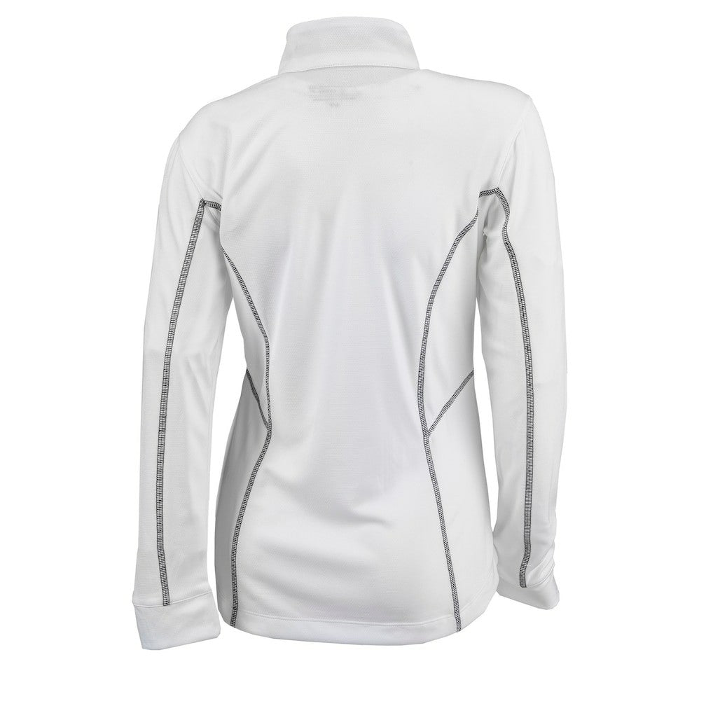 Columbia Boston Celtics Women's Omni-Wick Shotgun Quarter-Zip Pullover Top White