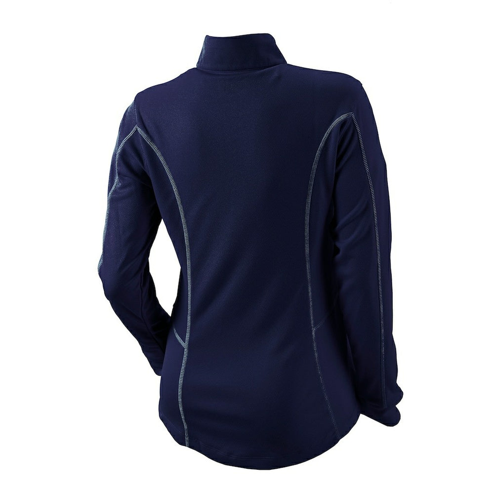 Columbia Denver Nuggets Women's Omni-Wick Shotgun Quarter-Zip Pullover Top Navy