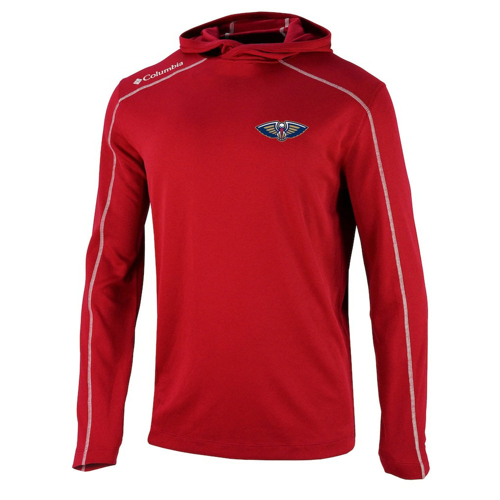 Columbia New Orleans Pelicans Shotgun Pullover Hoodie Red