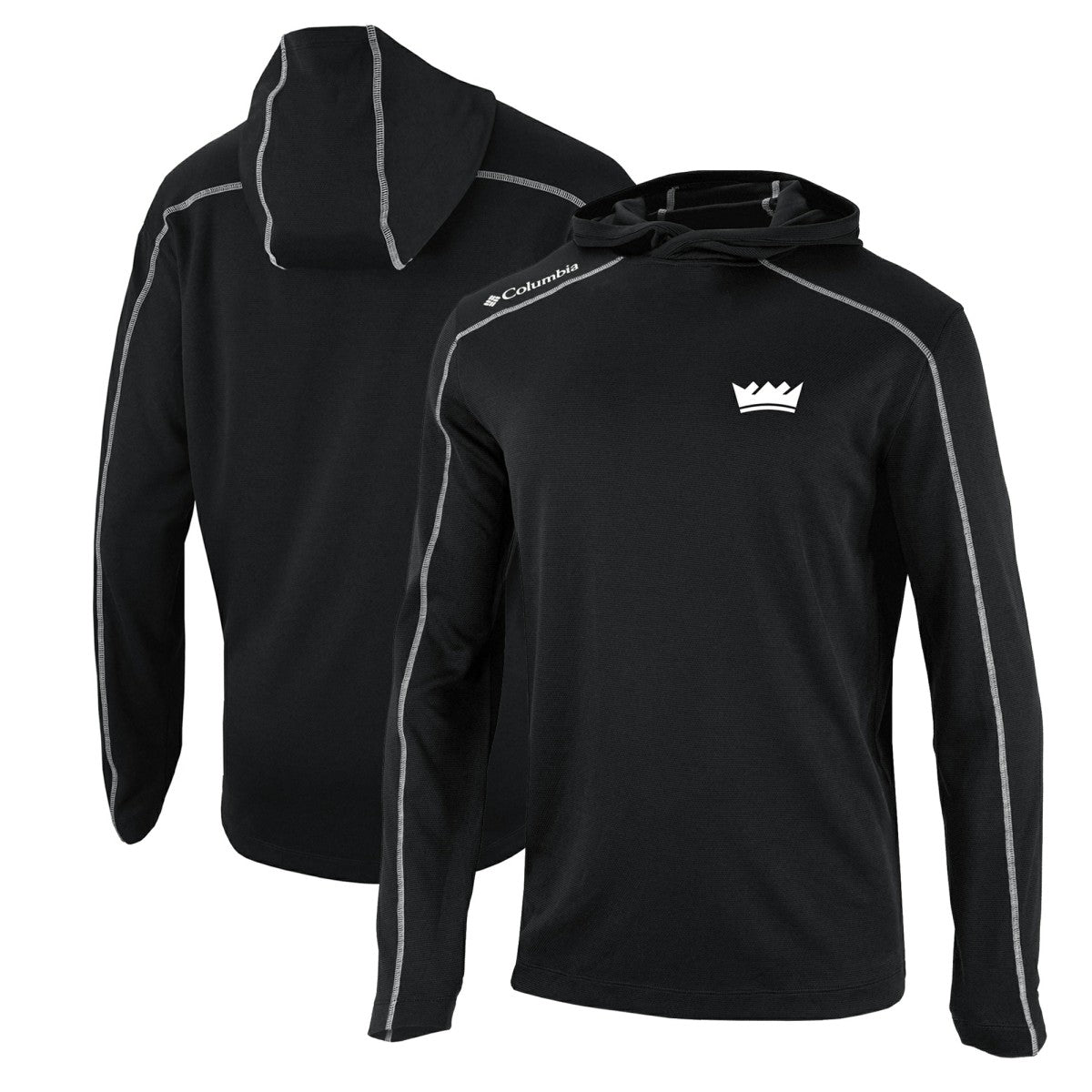 Columbia Sacramento Kings Shotgun Pullover Hoodie Black
