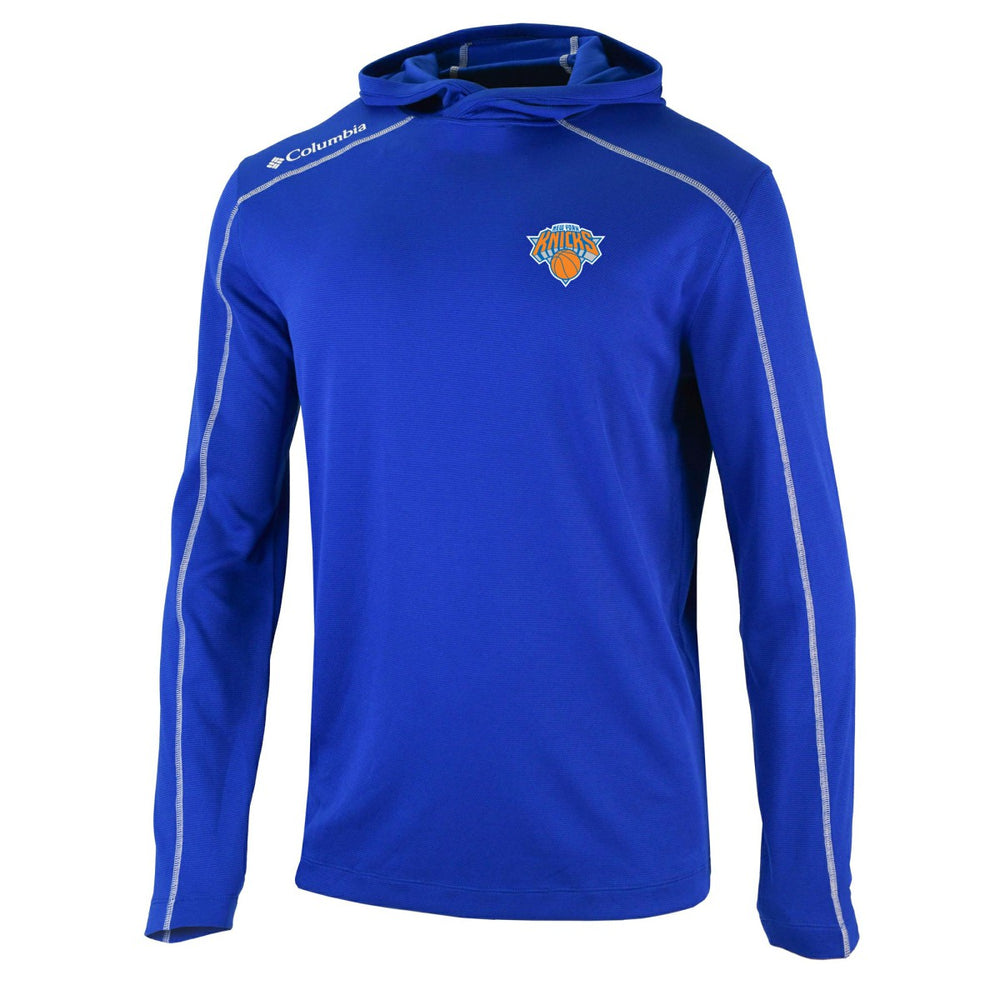 Columbia New York Knicks Shotgun Pullover Hoodie Blue