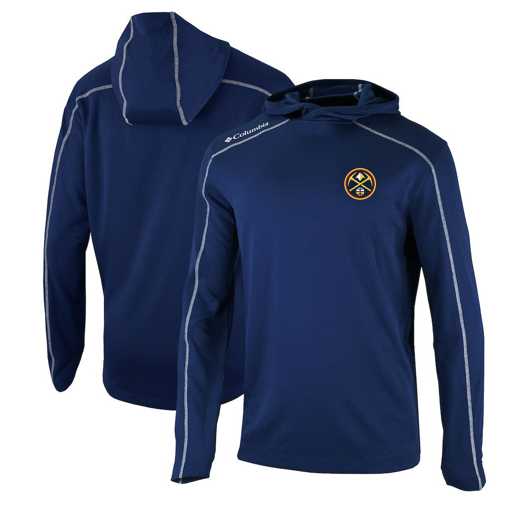Columbia Denver Nuggets Shotgun Pullover Hoodie Navy