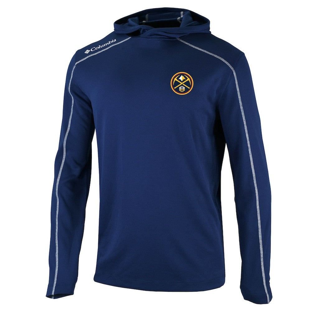 Columbia Denver Nuggets Shotgun Pullover Hoodie Navy