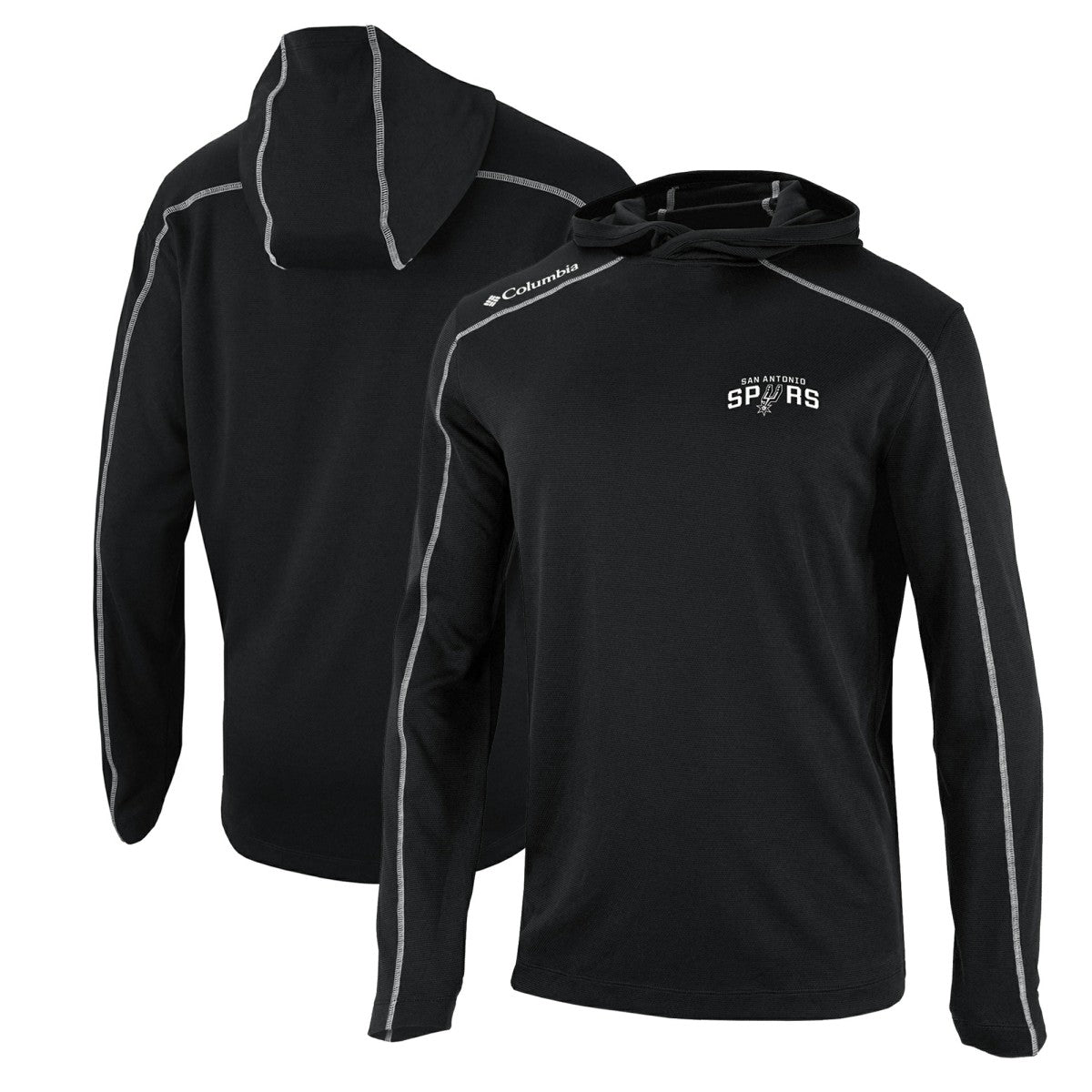 Columbia San Antonio Spurs Shotgun Pullover Hoodie Black