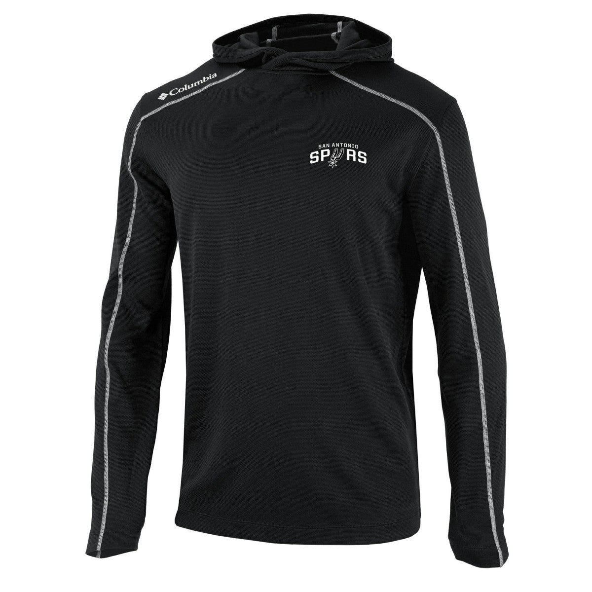 Columbia San Antonio Spurs Shotgun Pullover Hoodie Black