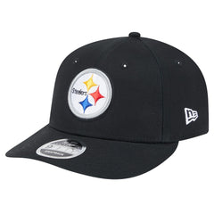 Pittsburgh Steelers New Era Main Low Profile 9FIFTY Snapback Hat - Black - NFL