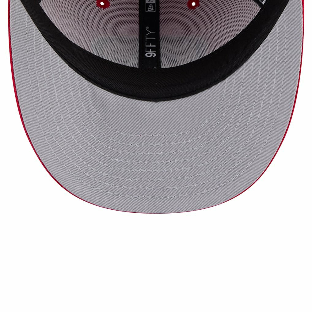 San Francisco 49ers New Era Main Low Profile 9FIFTY Snapback Hat - Scarlet - NFL