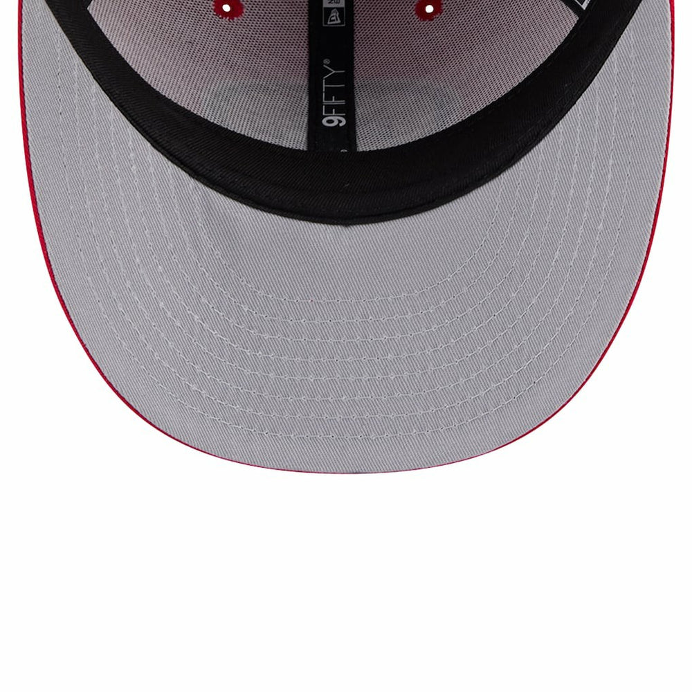 San Francisco 49ers New Era Main Low Profile 9FIFTY Snapback Hat - Scarlet - NFL