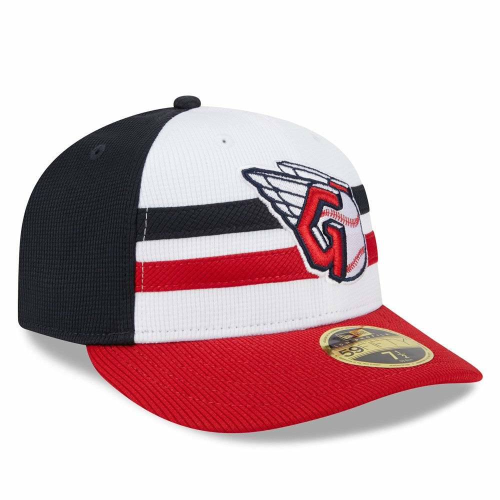 Cleveland Guardians New Era 2025 Batting Practice Low Profile 59FIFTY Fitted Hat for sale