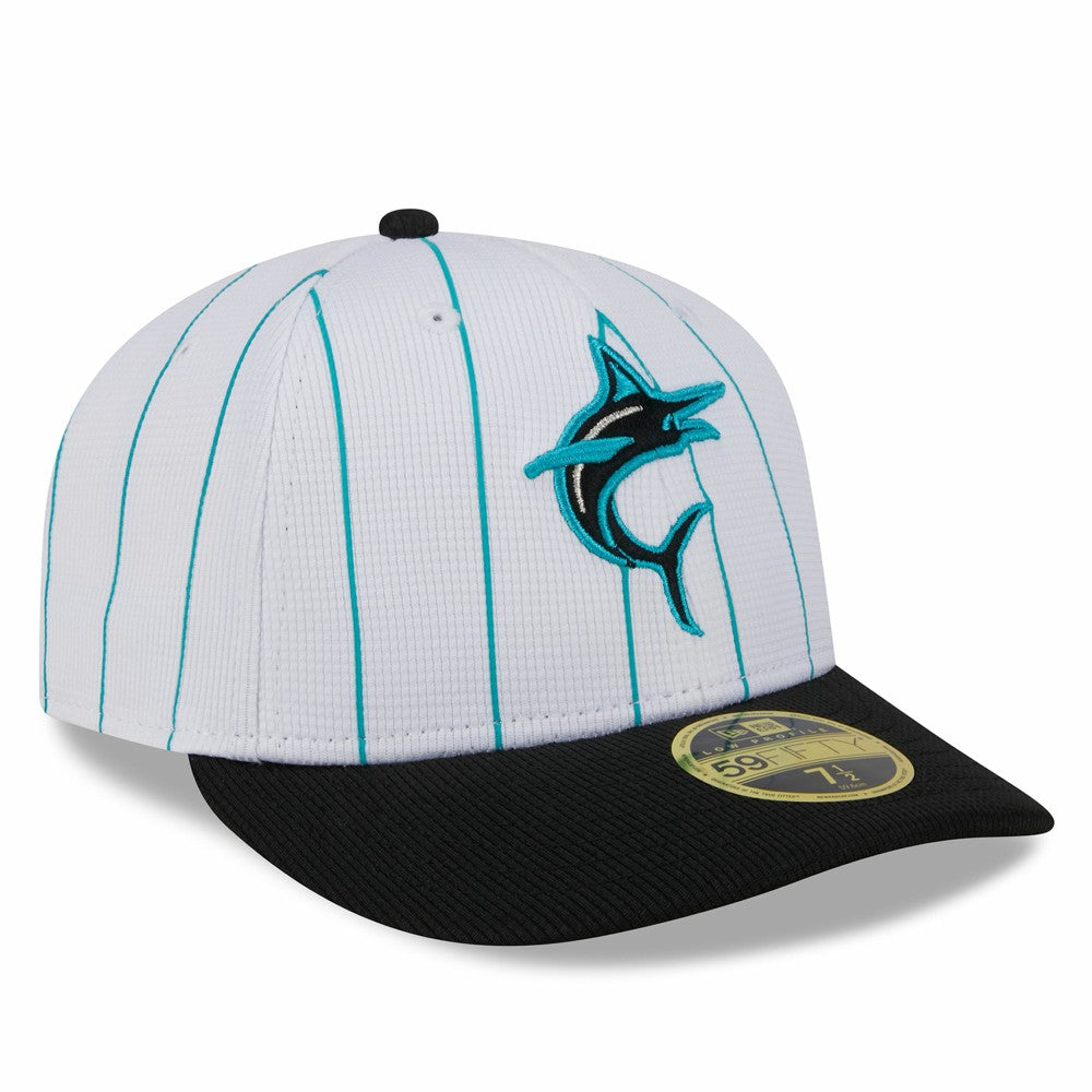 Miami Marlins New Era 2025 Batting Practice Low Profile 59FIFTY Fitted Hat Sale