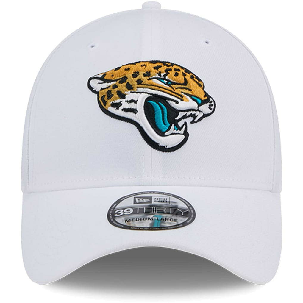 Jacksonville Jaguars New Era Main 39THIRTY Flex Hat - White - NFL