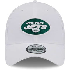 New York Jets New Era Main 39THIRTY Flex Hat - White - NFL