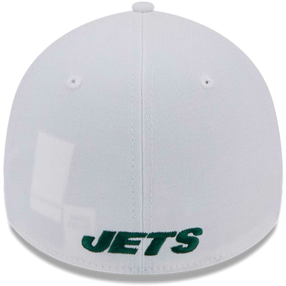 New York Jets New Era Main 39THIRTY Flex Hat - White - NFL
