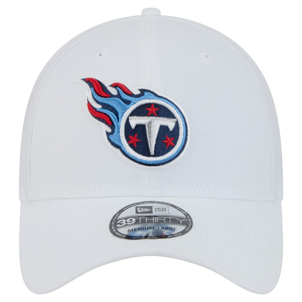 Tennessee Titans New Era Main 39THIRTY Flex Hat - White - NFL