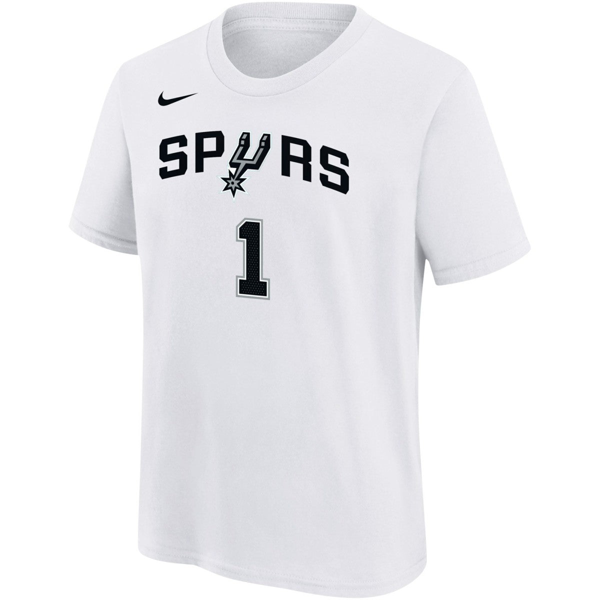 Nike Victor Wembanyama San Antonio Spurs Youth Name & Number Association T-Shirt White